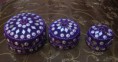 Conjunto de Três Caixinhas Roxas - Indisponível